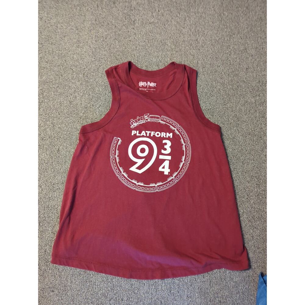 Harry Potter 9 3/4 Tank top women's size XXL Burgundy